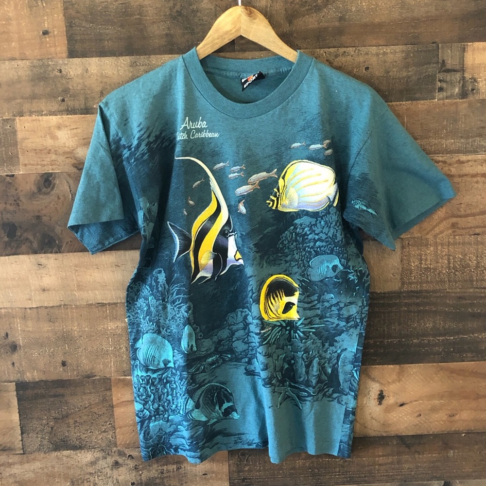 Vintage Signal Sport Aruba Wildlife T Shirt